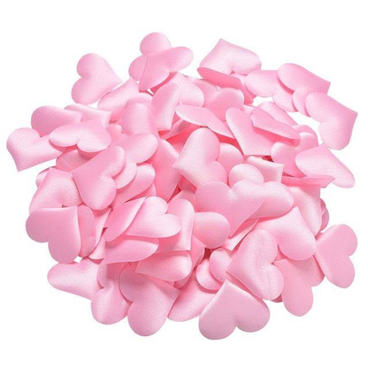 Pink 3D mini hearts decorative pack